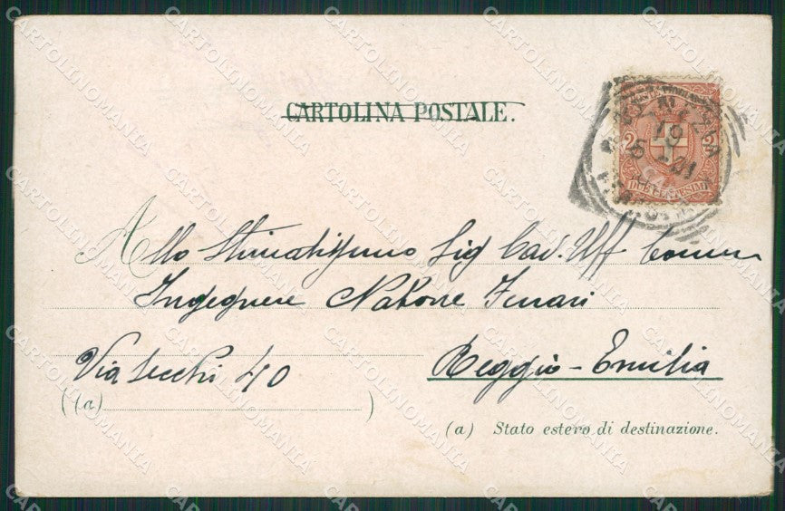 Venezia Città Gondola cartolina ZKM8612 – retro