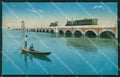 Venezia Città Gondola Treno cartolina ZKM8618 – fronte