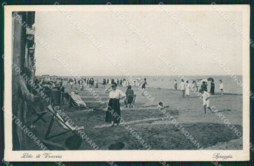 Venezia Lido di PIEGHINA cartolina ZKM8632 – fronte