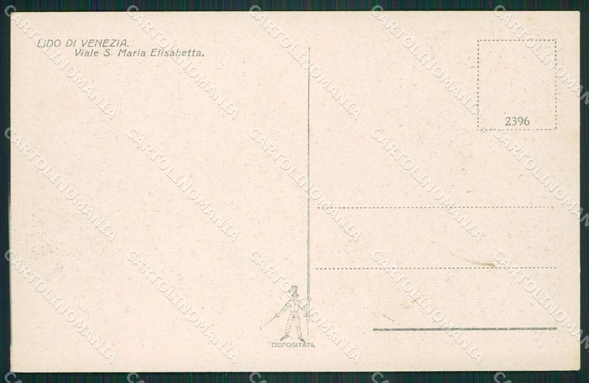 Venezia Lido di cartolina ZKM8637 – retro