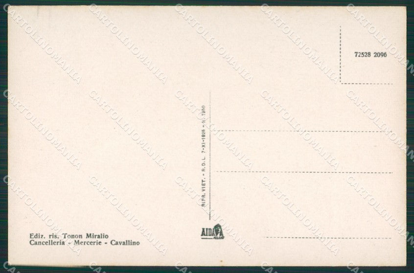 Venezia Cavallino cartolina ZKM8656 – retro