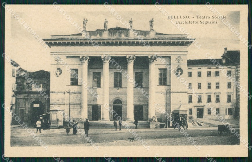 Belluno Città Teatro cartolina ZKM8667 – fronte