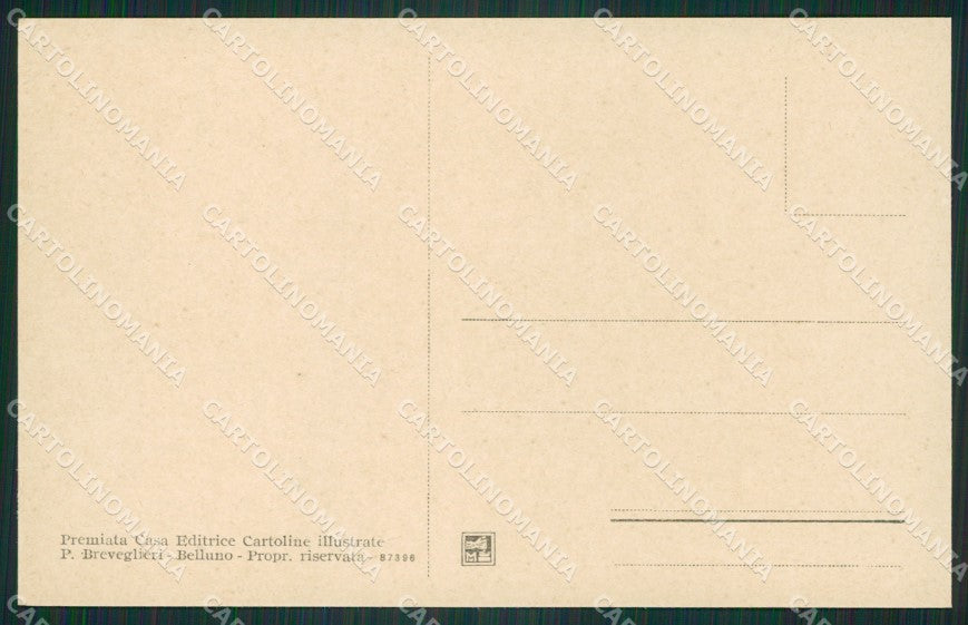 Belluno Città Teatro cartolina ZKM8667 – retro