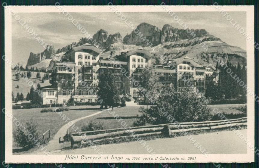 Bolzano Carezza al Lago cartolina ZKM8675 – fronte