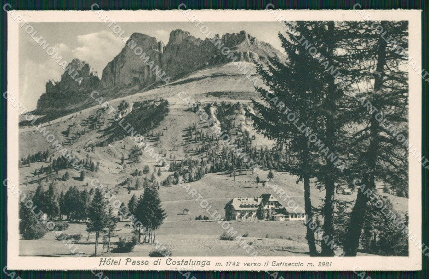 Bolzano Nova Levante Passo di Costalunga cartolina ZKM8676 – fronte