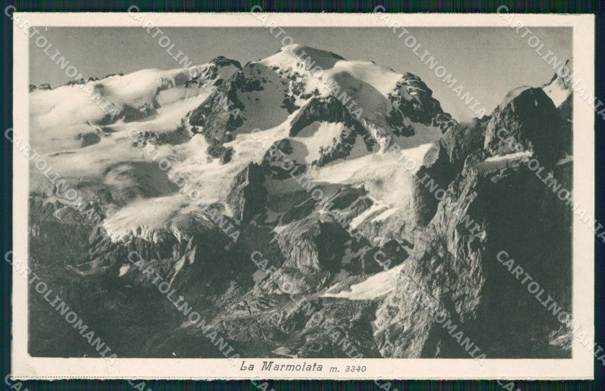 Trento La Marmolata cartolina ZKM8681 – fronte
