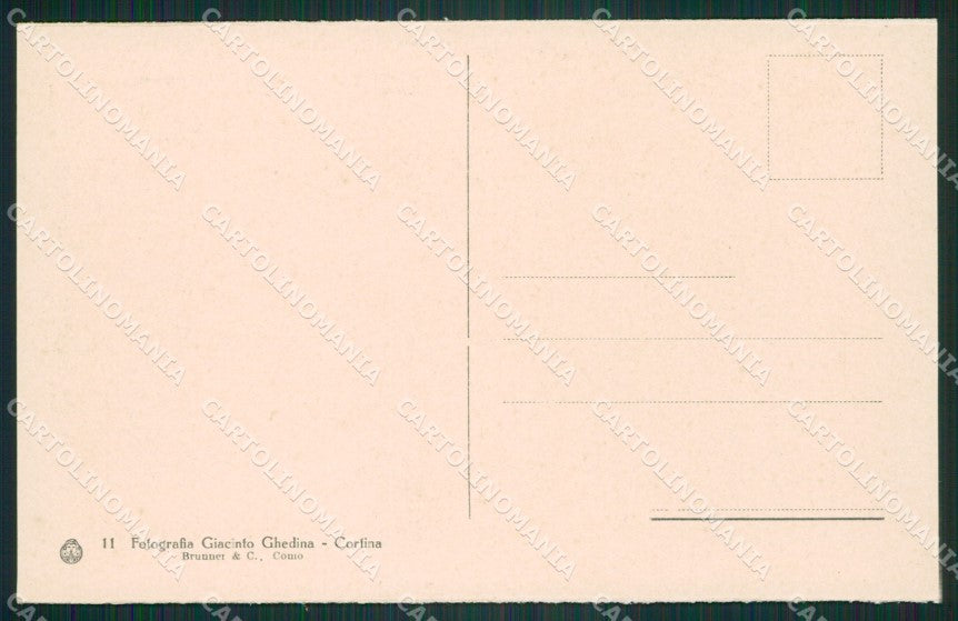 Trento La Marmolata cartolina ZKM8681 – retro
