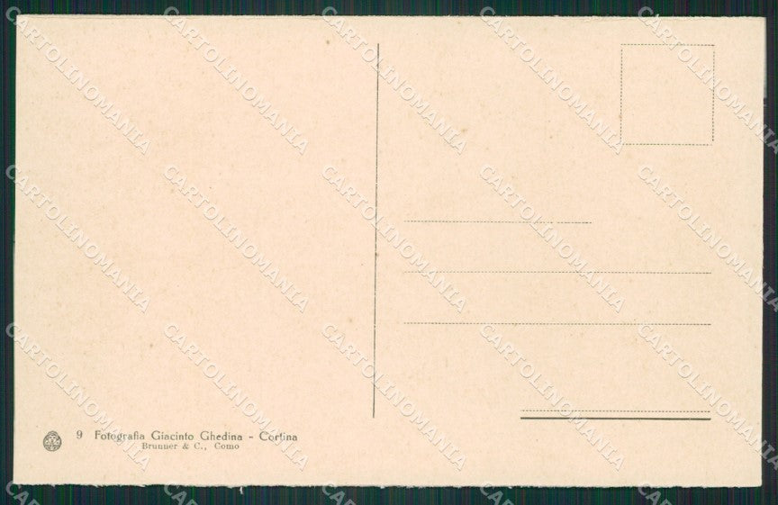 Trento Passo Pordoi cartolina ZKM8683 – retro