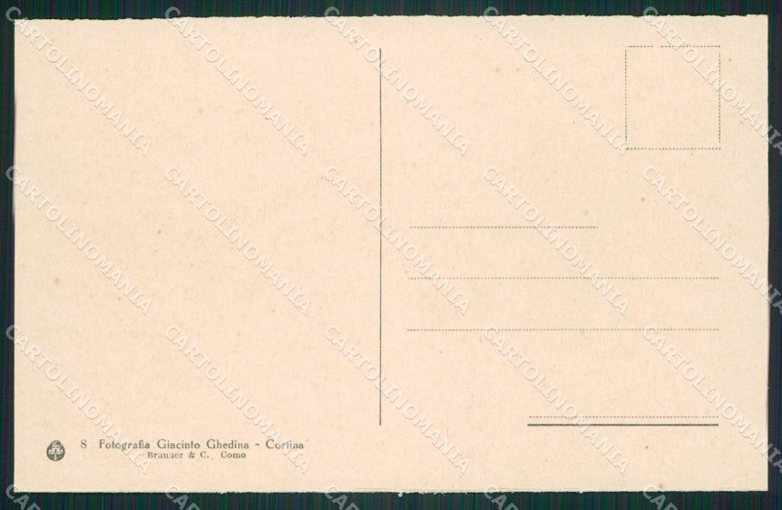 Trento Passo Pordoi cartolina ZKM8684 – retro