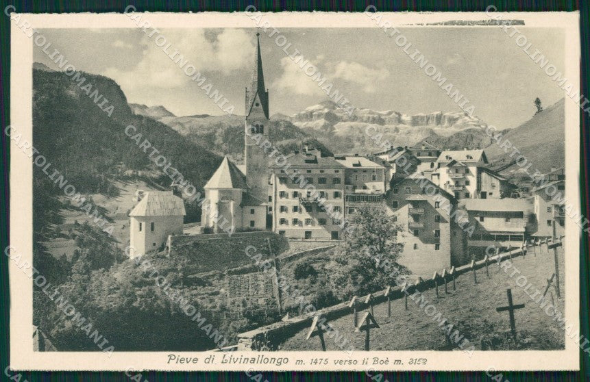 Belluno Pieve di Livinallongo cartolina ZKM8686 – fronte