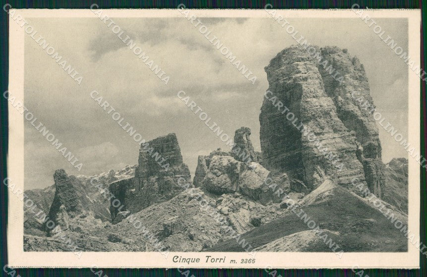 Belluno Cinque Torri cartolina ZKM8689 – fronte