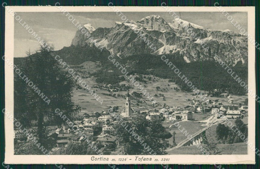 Belluno Cortina cartolina ZKM8691 – fronte