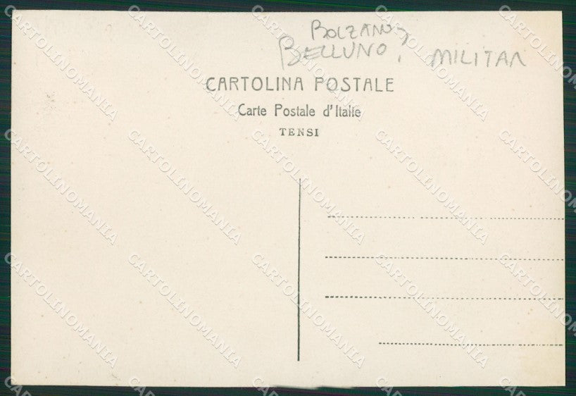 Belluno ? Militari Foto cartolina ZKM8692 – retro