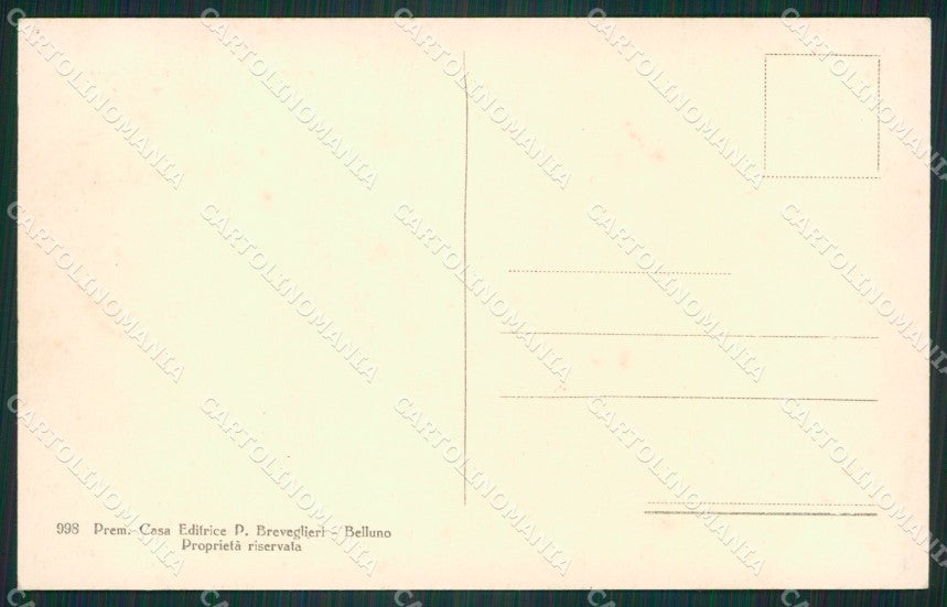 Belluno Pieve di Cadore Tai di cartolina ZKM8702 – retro
