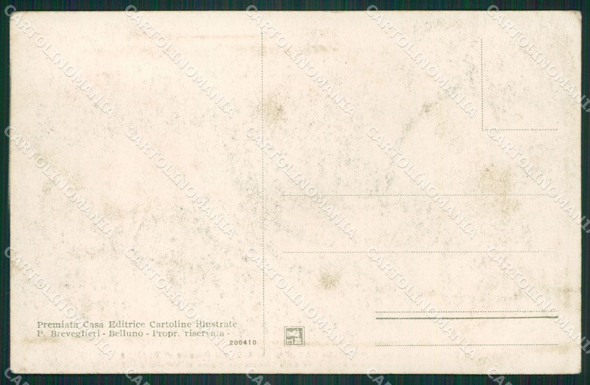 Belluno Pieve di Cadore cartolina ZKM8703 – retro