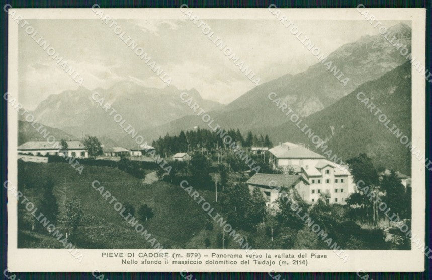Belluno Pieve di Cadore cartolina ZKM8705 – fronte