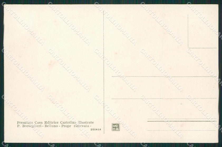 Belluno Pieve di Cadore cartolina ZKM8708 – retro