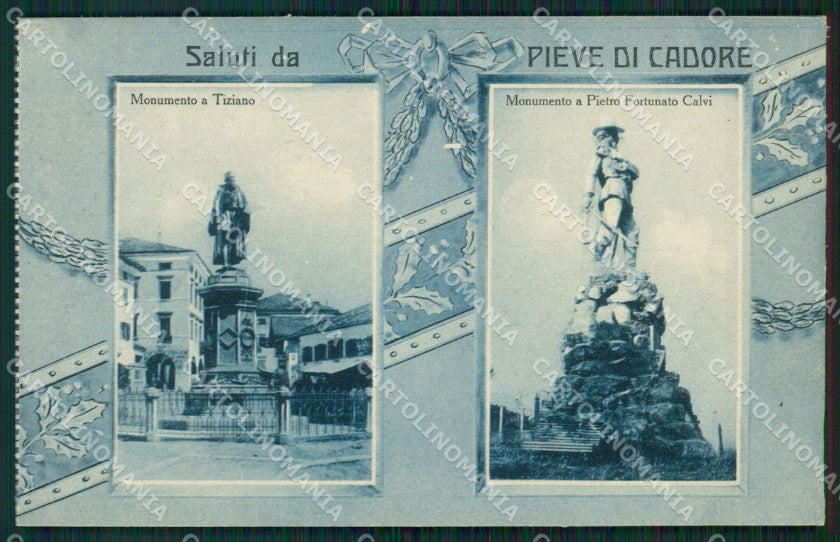 Belluno Pieve di Cadore Saluti da cartolina ZKM8709 – fronte
