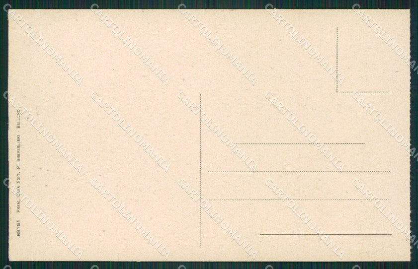 Belluno Pieve di Cadore Saluti da cartolina ZKM8709 – retro