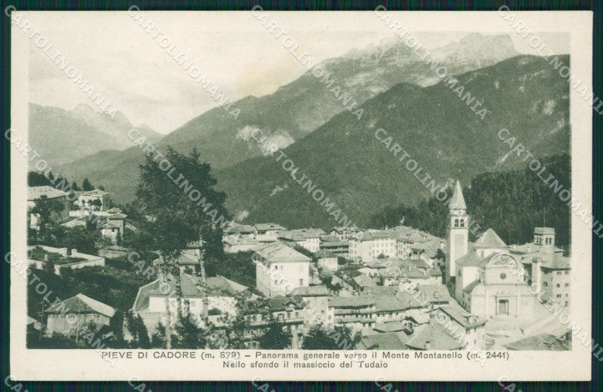 Belluno Pieve di Cadore cartolina ZKM8714 – fronte