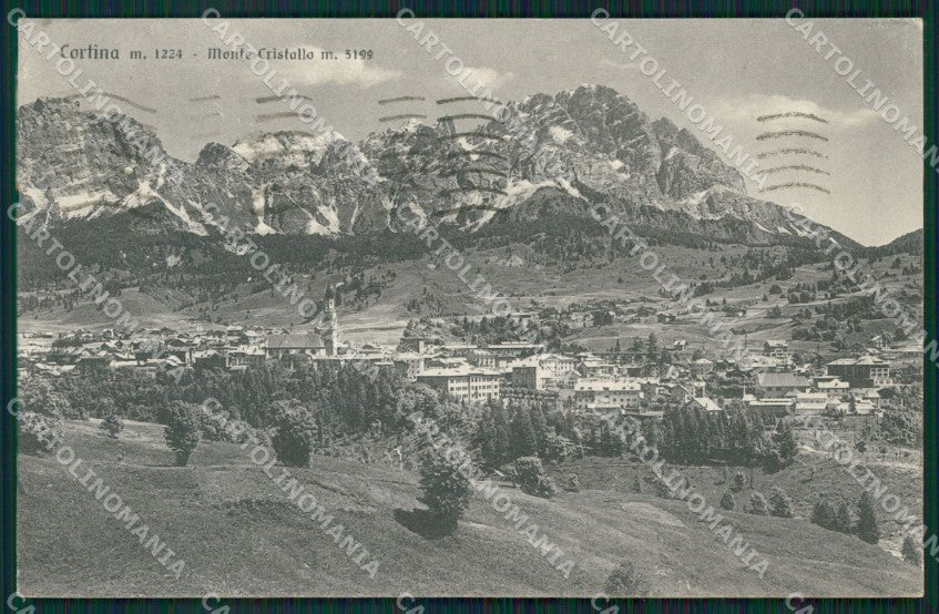 Belluno Cortina cartolina ZKM8718 – fronte