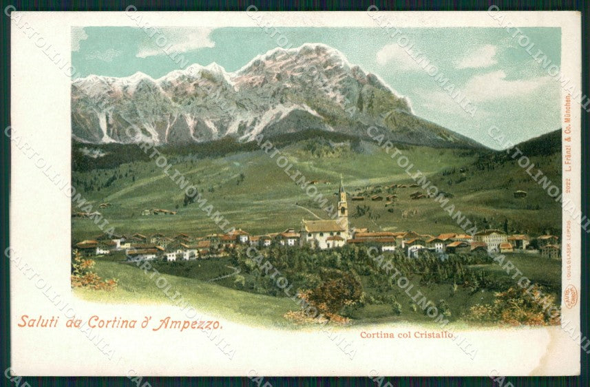 Belluno Cortina d'Ampezzo cartolina ZKM8722 – fronte