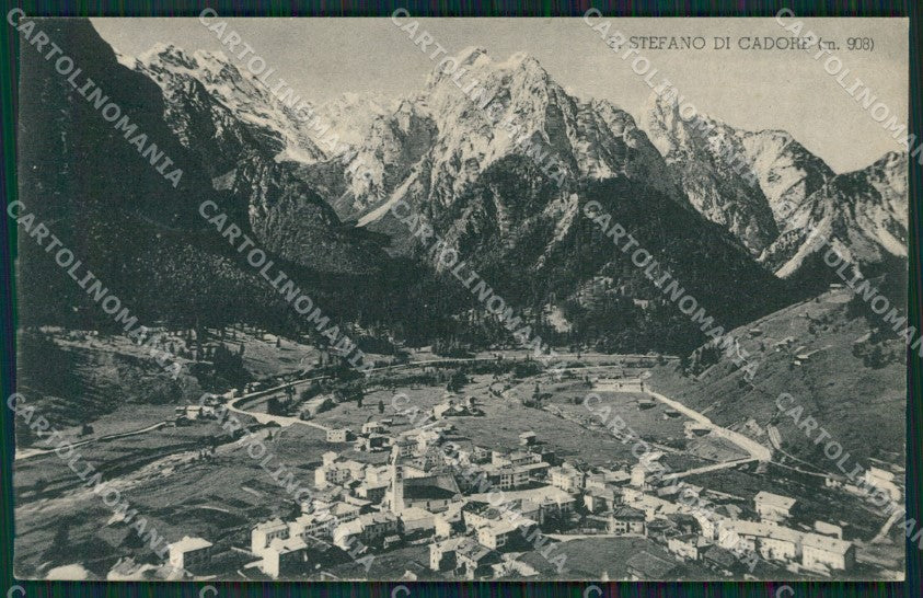 Belluno Santo Stefano di Cadore cartolina ZKM8724 – fronte