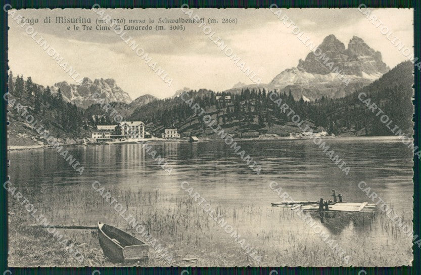 Belluno Misurina Lago di cartolina ZKM8738 – fronte