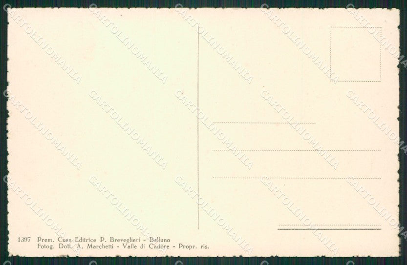 Belluno Misurina Lago di cartolina ZKM8738 – retro