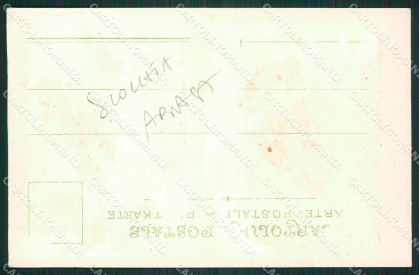 Belluno Auronzo di Cadore SCOLLATA ABRASA cartolina ZKM8740 – retro