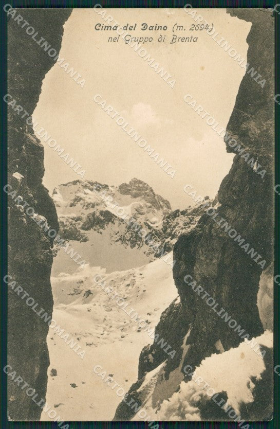 Trento Cime del Daino cartolina ZKM8744 – fronte