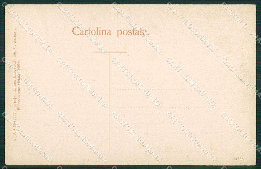 Trento Cime del Daino cartolina ZKM8744 – retro