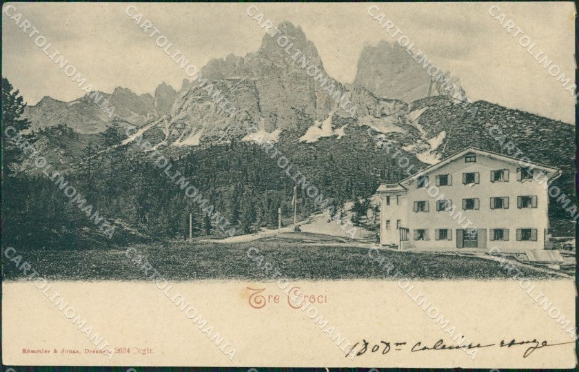 Belluno Tre Croci cartolina ZKM8753 – fronte
