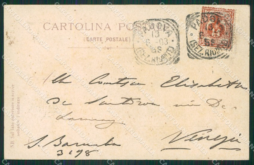 Padova Città cartolina ZKM8791 – retro