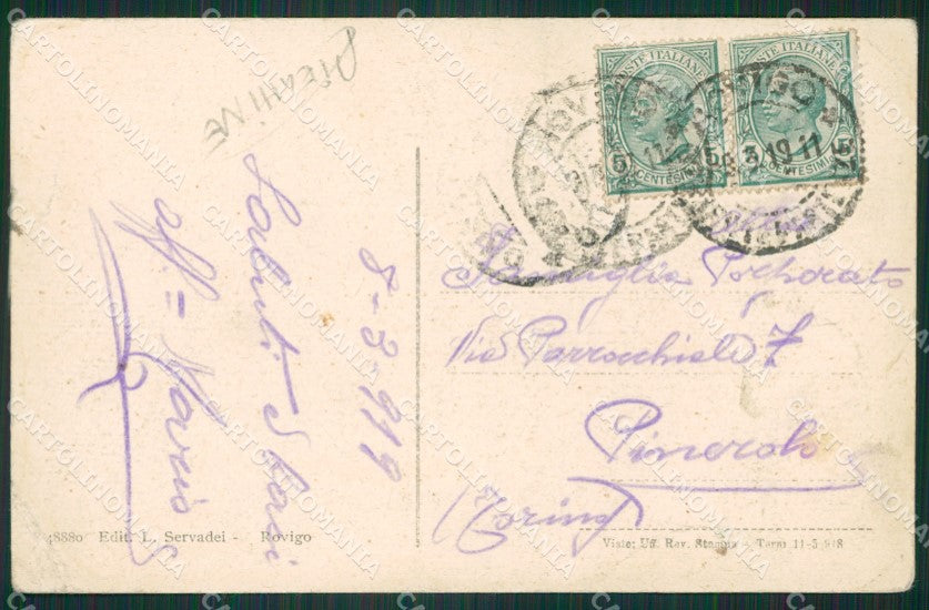 Rovigo Città PIEGHINE cartolina ZKM8820 – retro