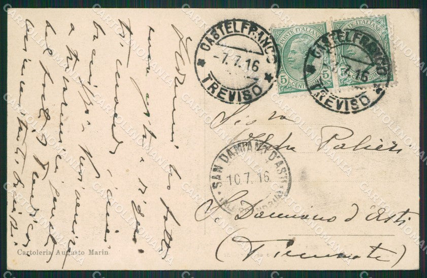 Treviso Castelfranco Veneto cartolina ZKM8859 – retro