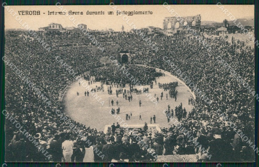 Verona Città Arena cartolina ZKM8879 – fronte