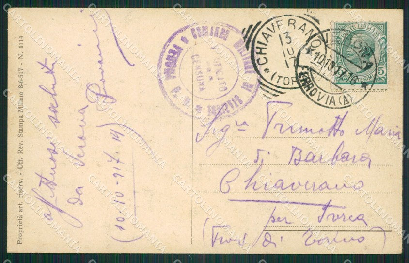 Verona Città cartolina ZKM8880 – retro