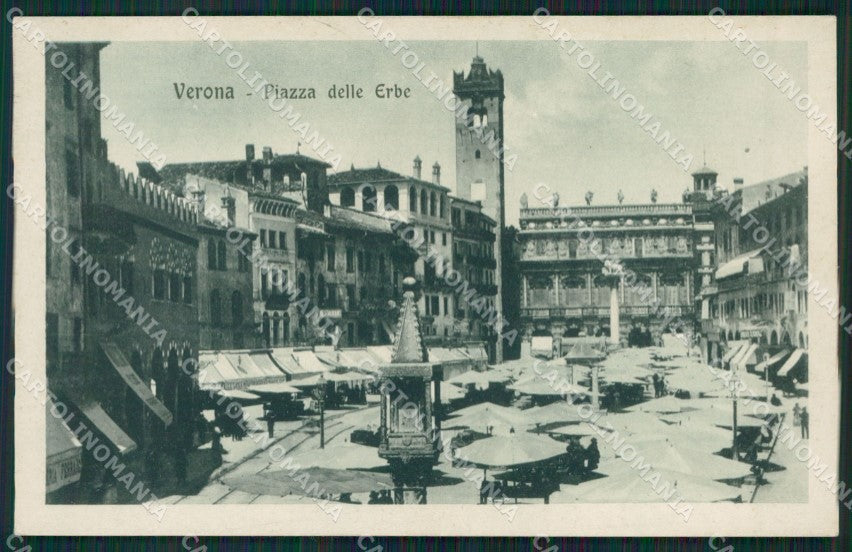 Verona Città Mercato cartolina ZKM8888 – fronte
