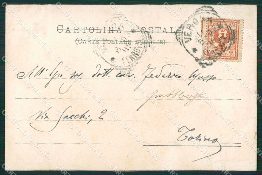 Verona Città cartolina ZKM8891 – retro