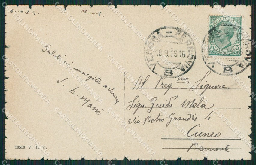 Verona Città cartolina ZKM8895 – retro