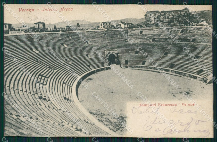 Verona Città Arena cartolina ZKM8896 – fronte
