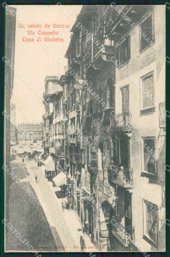 Verona Città Casa di Giulietta cartolina ZKM8903 – fronte