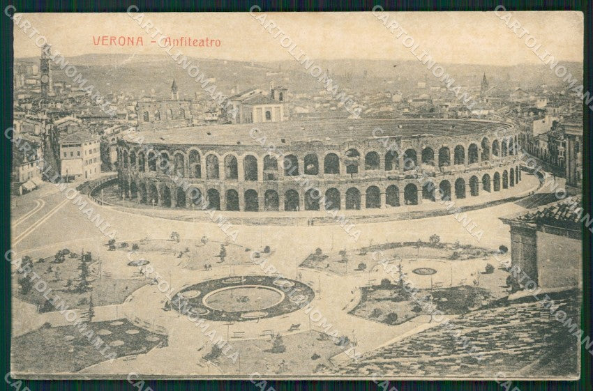 Verona Città Anfiteatro cartolina ZKM8916 – fronte