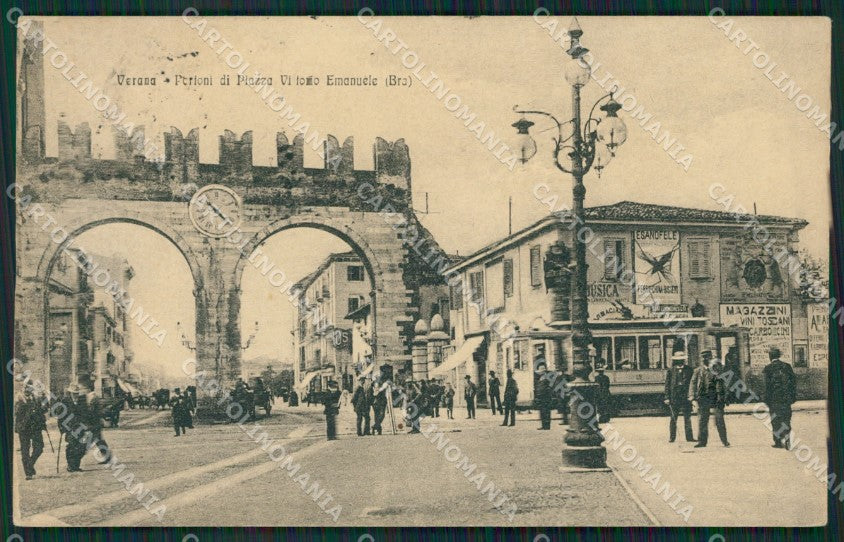 Verona Città Tram cartolina ZKM8921 – fronte