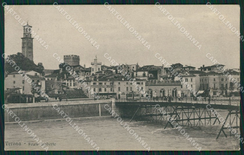 Verona Città PIEGHINA cartolina ZKM8922 – fronte