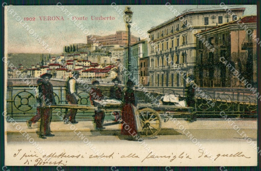Verona Città Carretto cartolina ZKM8929 – fronte