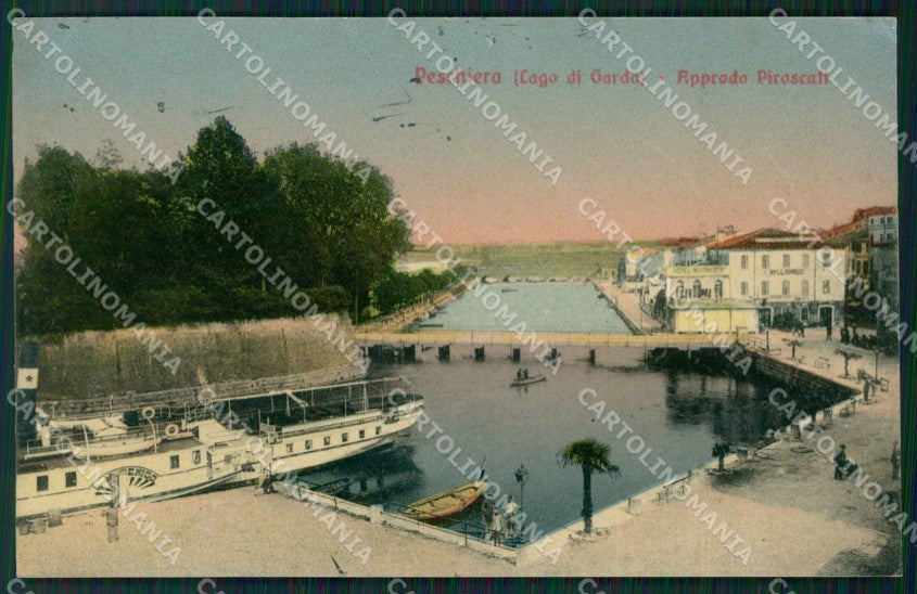 Verona Peschiera Battello cartolina ZKM8962 – fronte