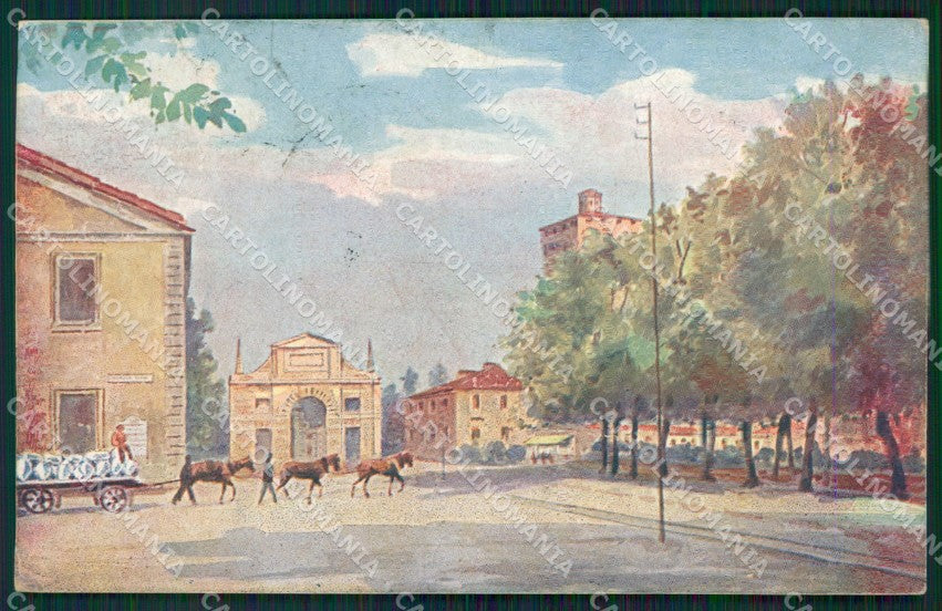 Vicenza Città PIEGHINA cartolina ZKM8989 – fronte