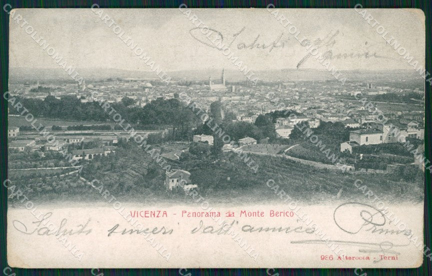 Vicenza Città Alterocca 986 cartolina ZKM8994 – fronte